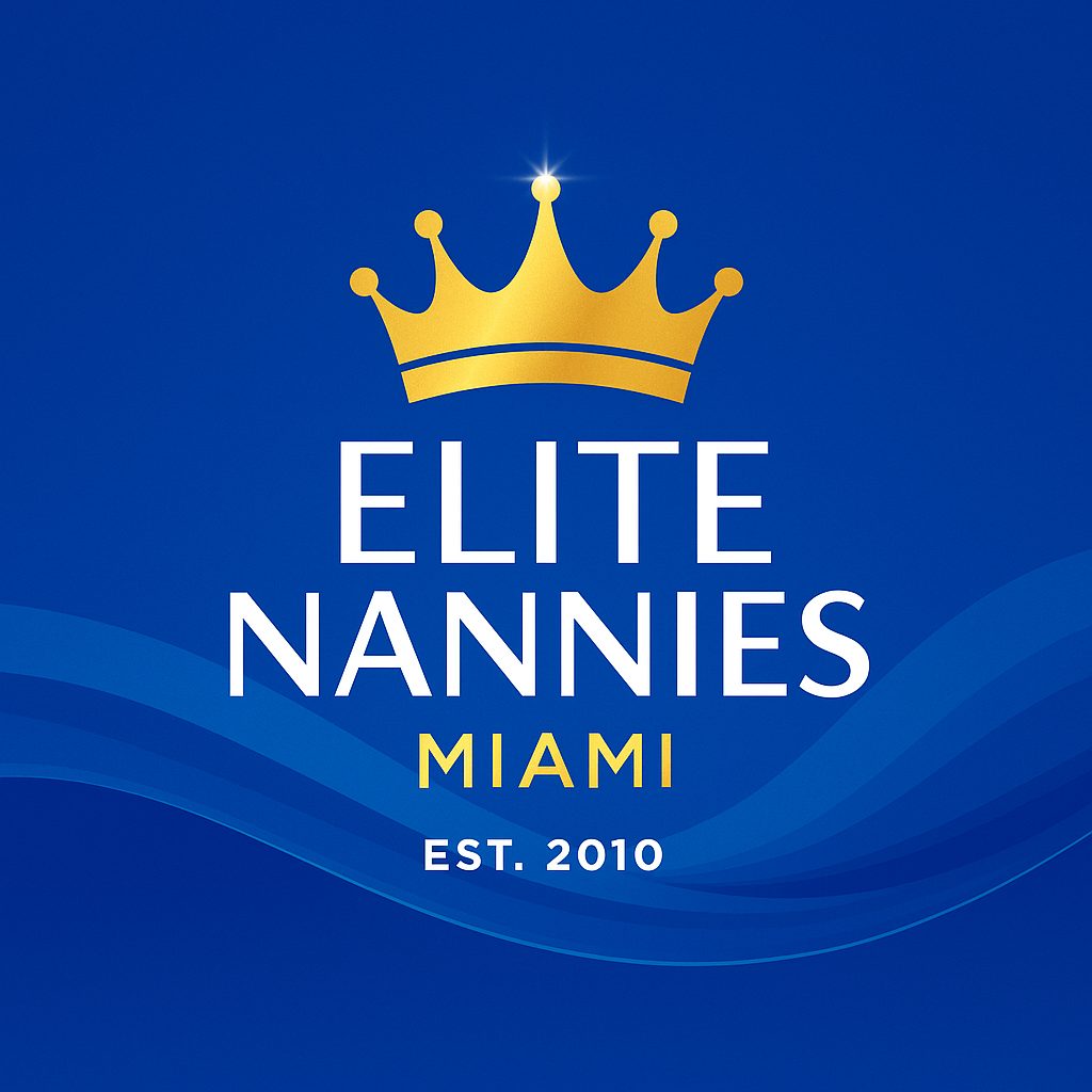 Elite Nannies Miami live-in nanny caring for 2-year-old in Brickell